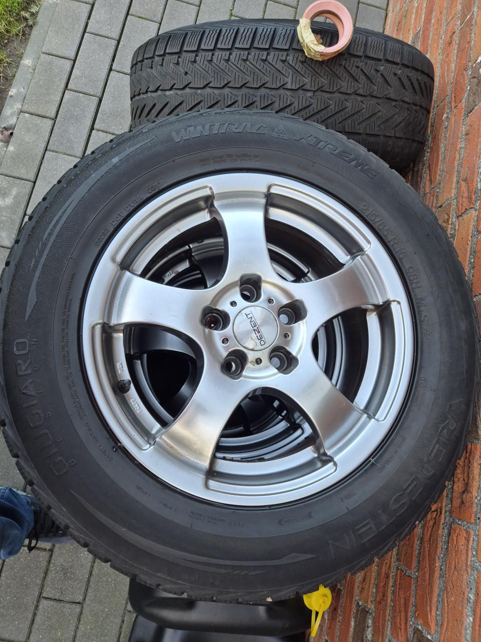 Mooie velgen met winterbanden VW