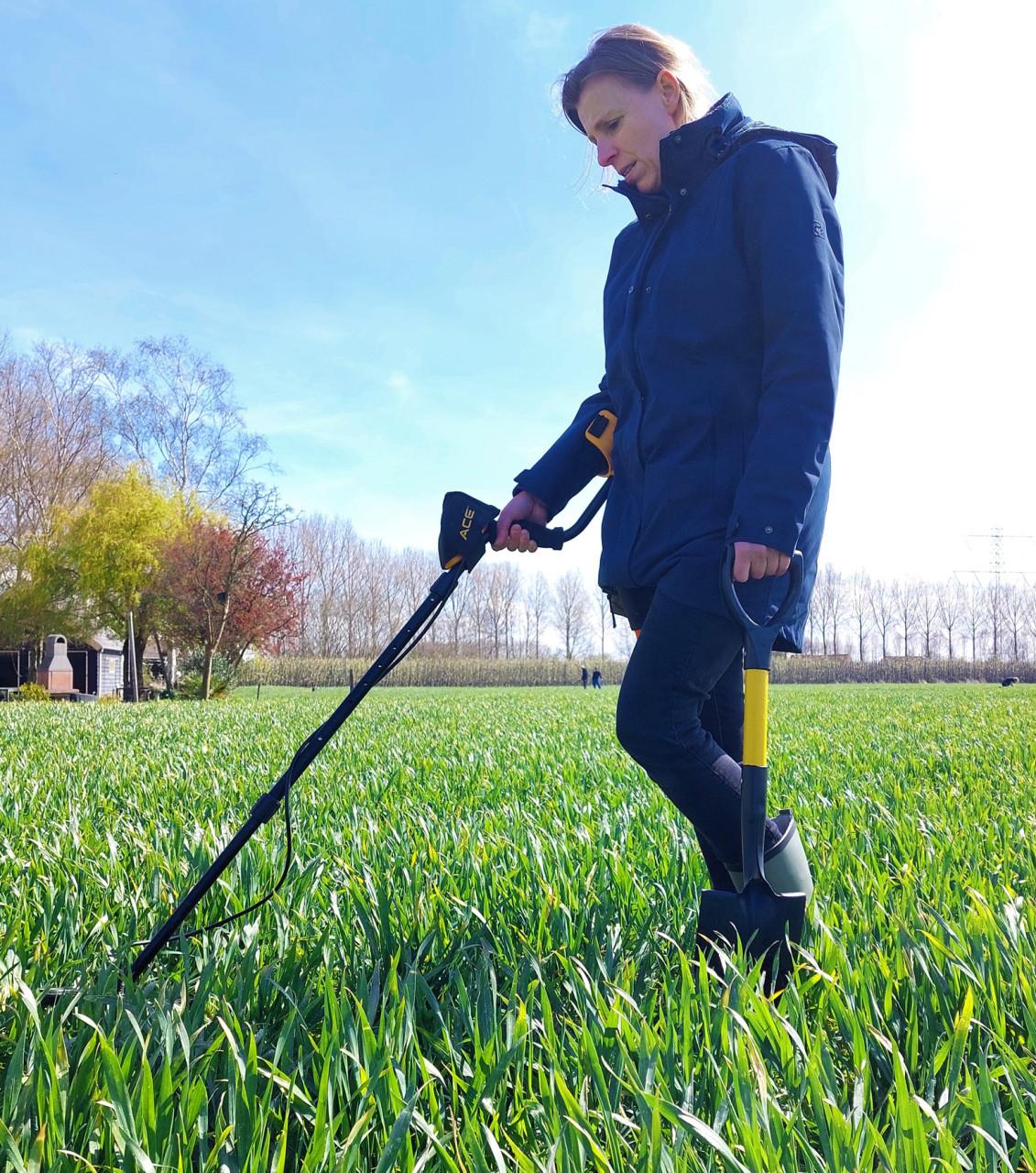 Metaaldetectie workshops op weilanden, akkers en boomgaarden