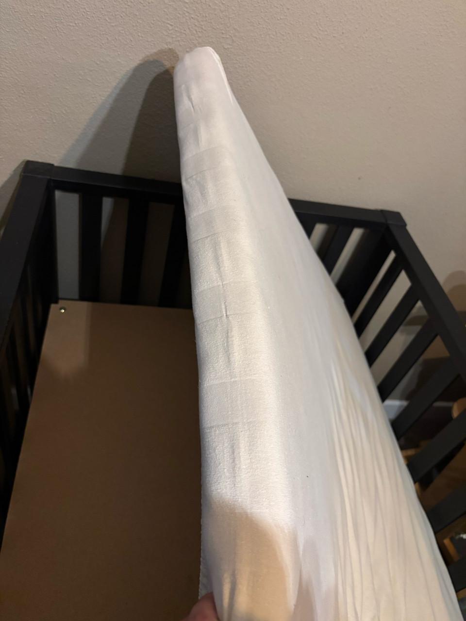 Kinderbox zwart met matras