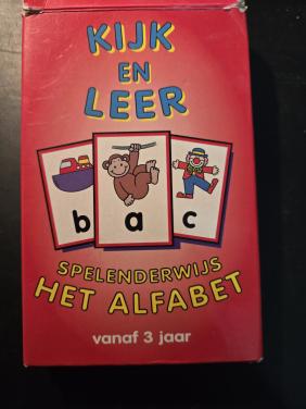 Educatieve spel is "Kijk en Leer: Spelenderwijs het Alfabet"