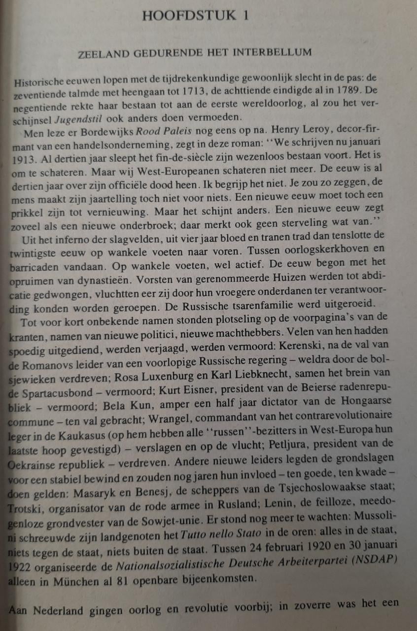 Zeeland 40 45, deel 1, door L.W. de Bree