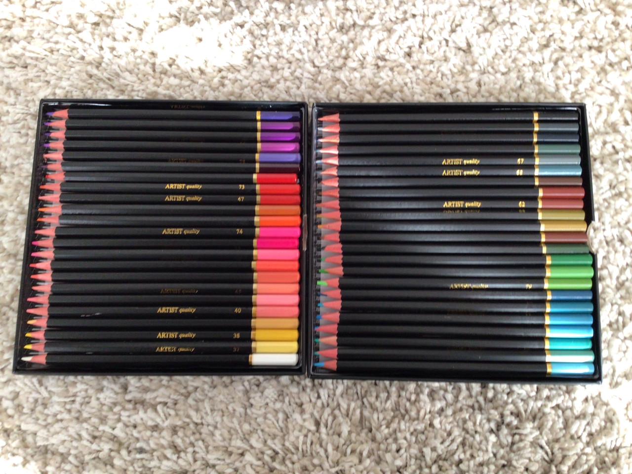 Kleurpotloden in doos 46 stuks