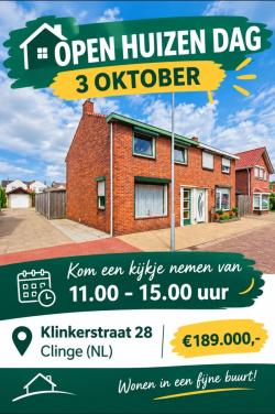 Open huizendag 3 oktober