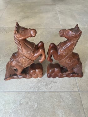 Boekensteunen paard