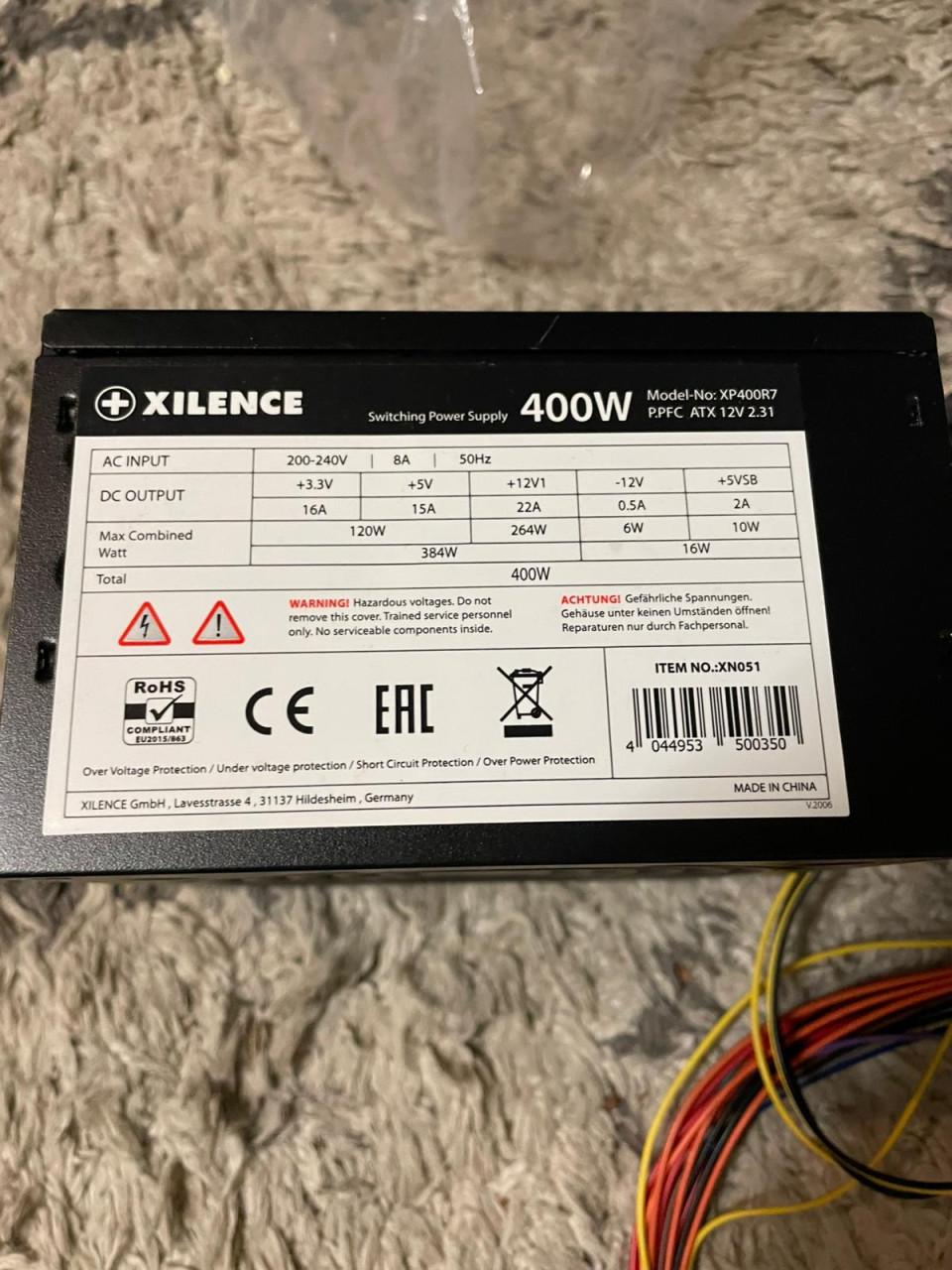 PC VOEDING 400 WATT+ AMD RYZEN 5 2600+KOELING