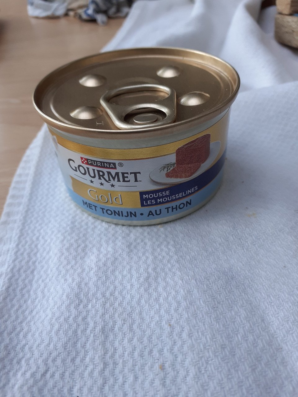 48 blikjes kattenvoer  Gourmet Gold met Tonijn