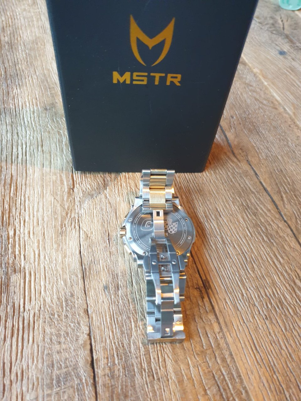 Mstr horloge, RVS, mat, 42 mm kast