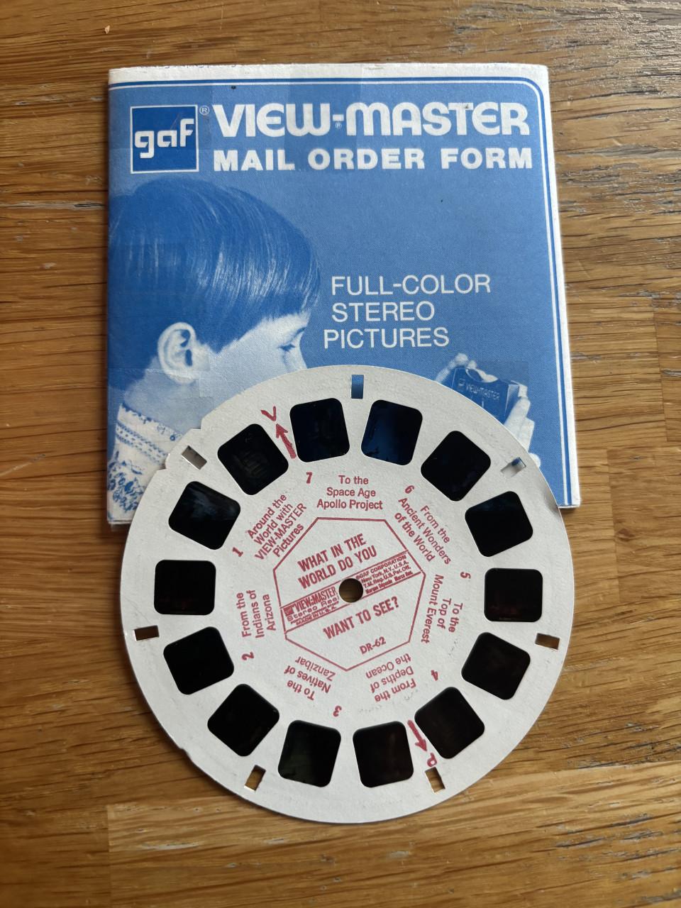 Originele View-Master Sawyers, diverse schijven 1960-1975