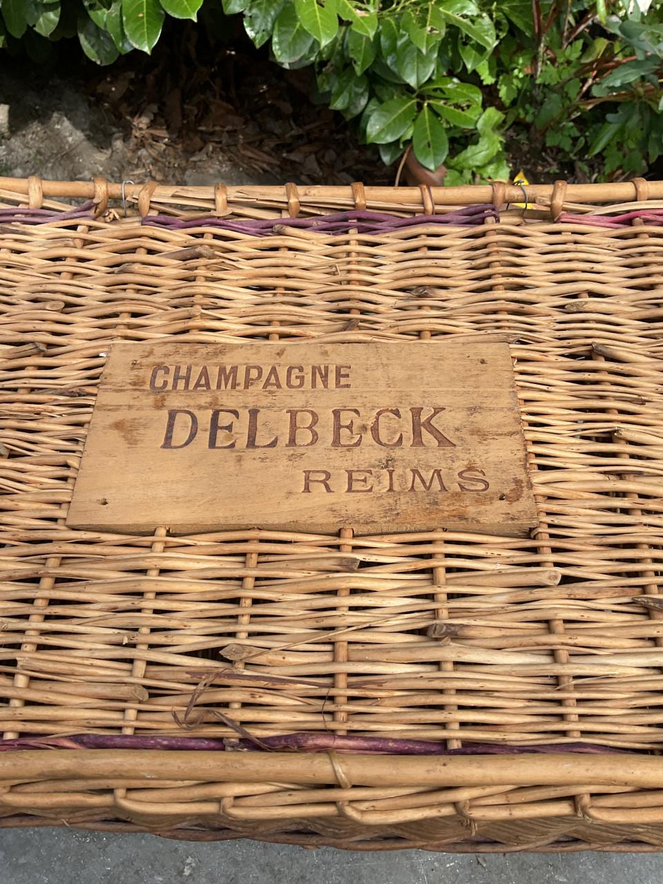 Delbeck Champagne Reims rieten mand
