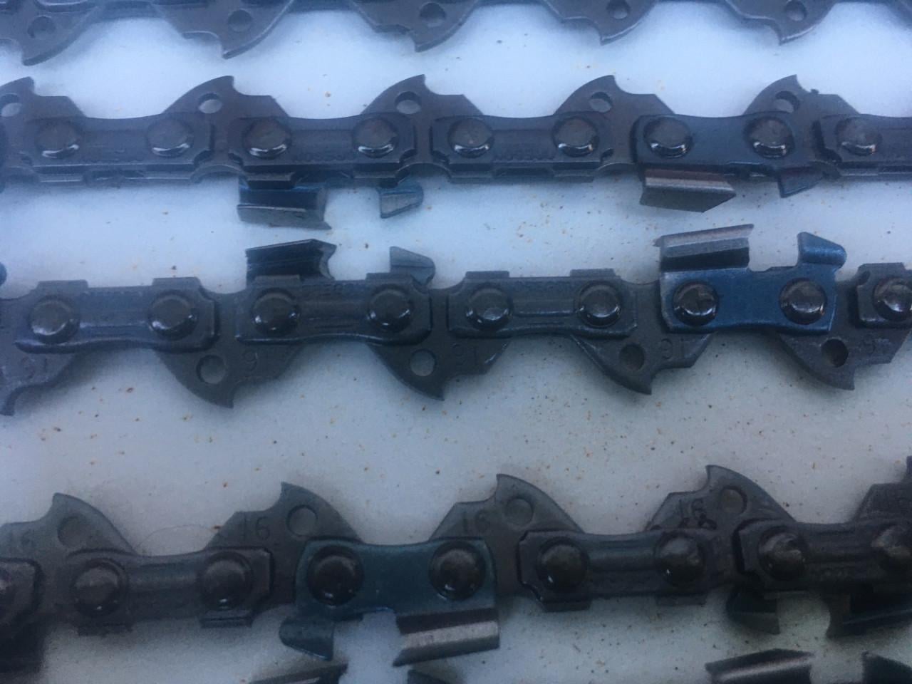 5X zaagketting voor kettingzaag dolmar, husqvarna etc gloednieuw steek 3/8l
