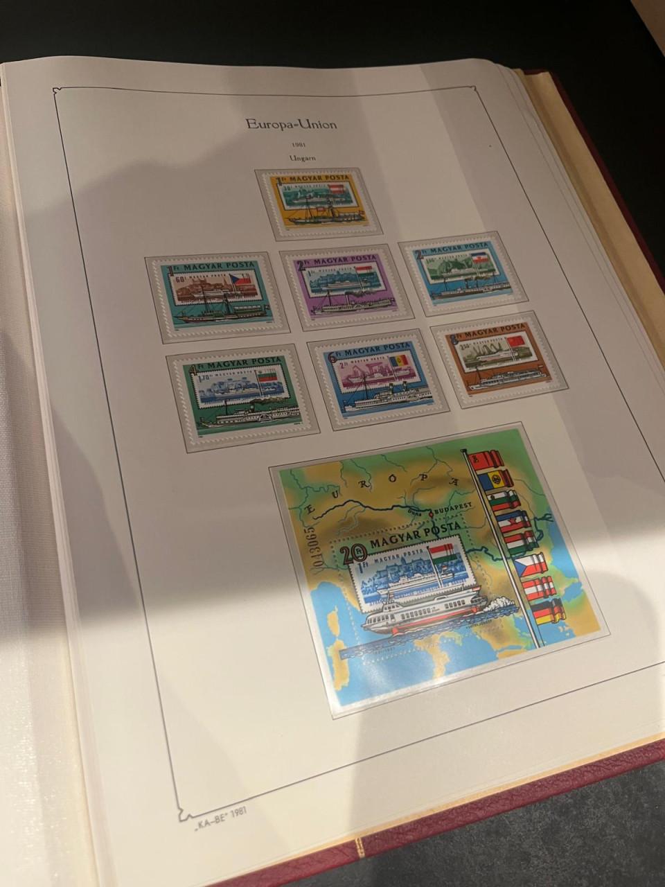 Kleine verzameling Europa Cept / Meelopers