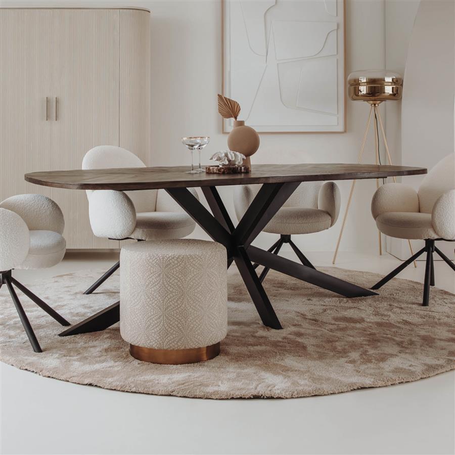 DEENS OVALE TAFEL IN DIVERSE MATEN