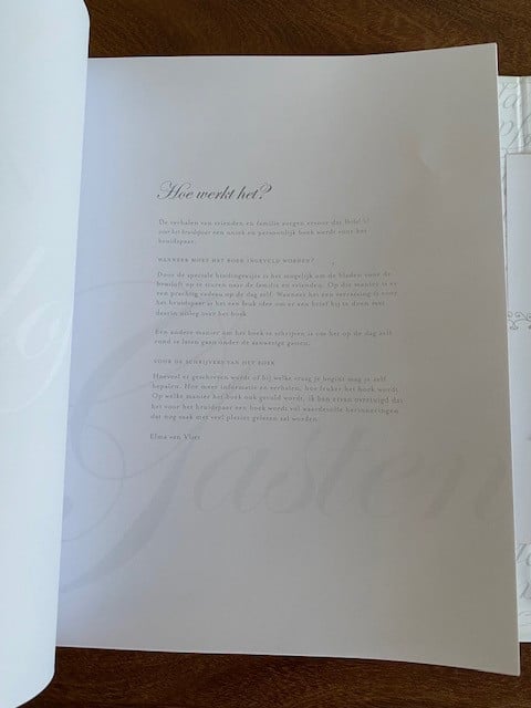 Vertel ‘s | Over het bruidspaar | Elma van Vliet