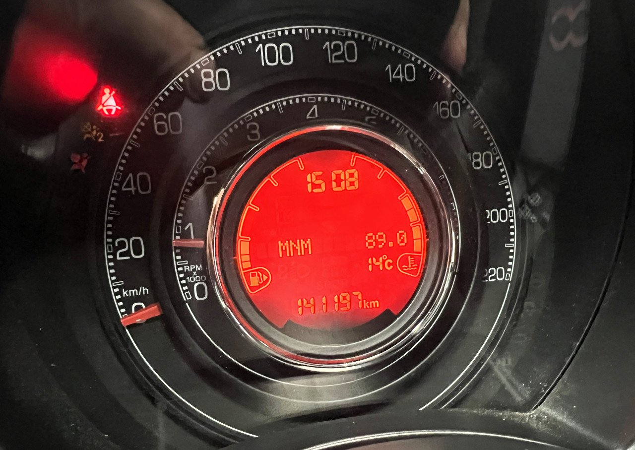 Fiat 500 GQ Limited Edition  bouwj: 3-2014  km stand  141.197