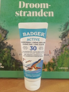 Badger Active Zonnebrandcreme NIEUW SPF30
