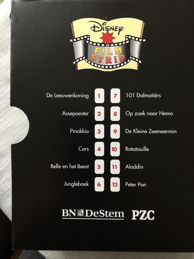 NIEUWE UNIEKE 12 DELIGE MINIE DISNEY FILMSTRIPS IN VERZAMELBOX.