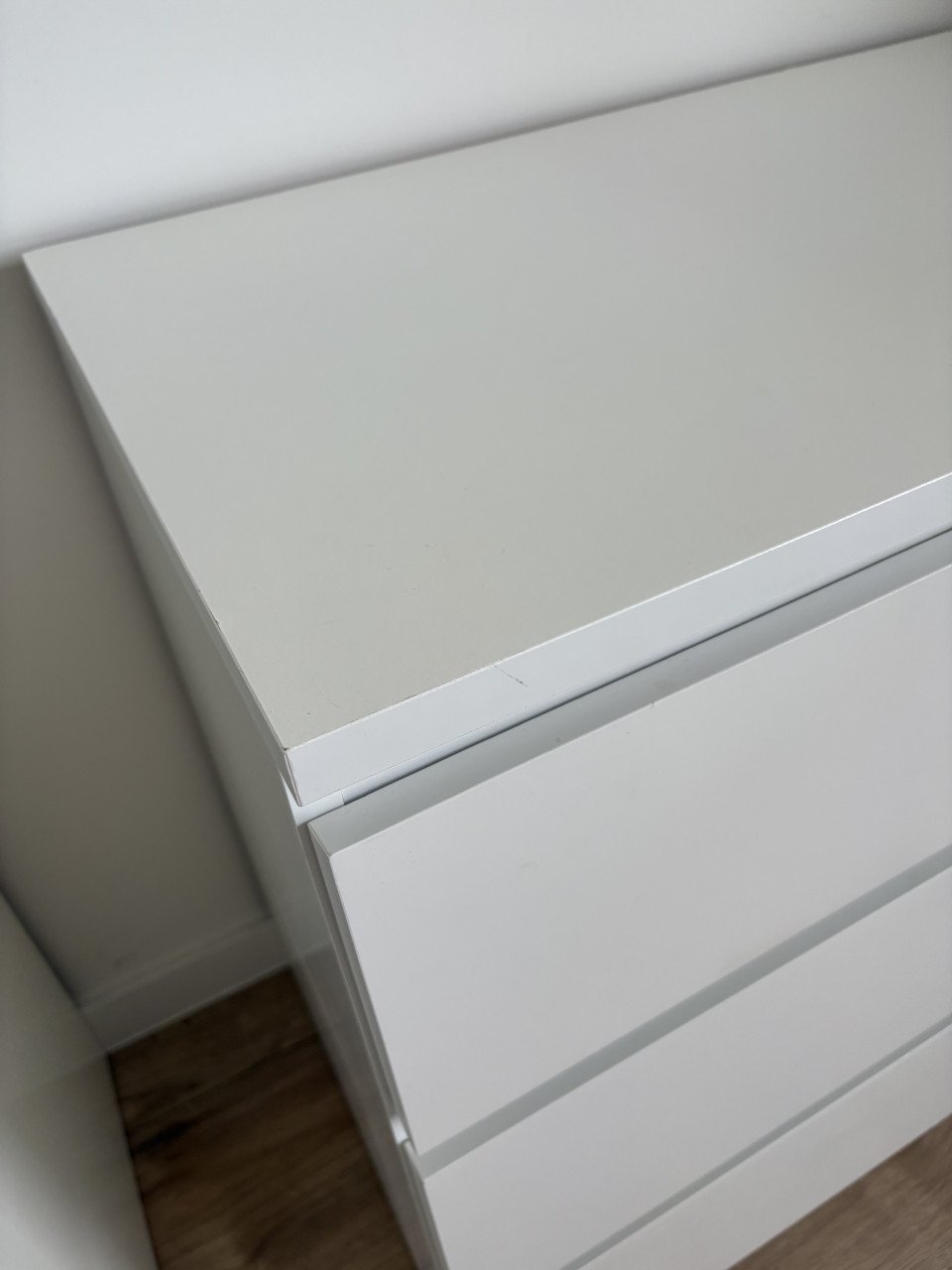 IKEA MALM ladekast wit 3 lades 80x78