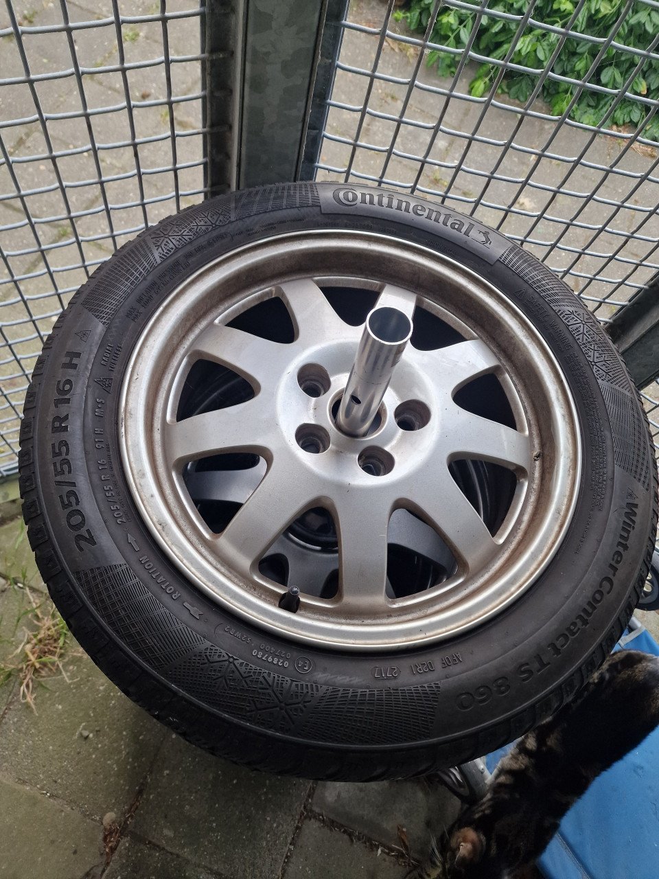 4x zgan banden met velgen 205/55/r16