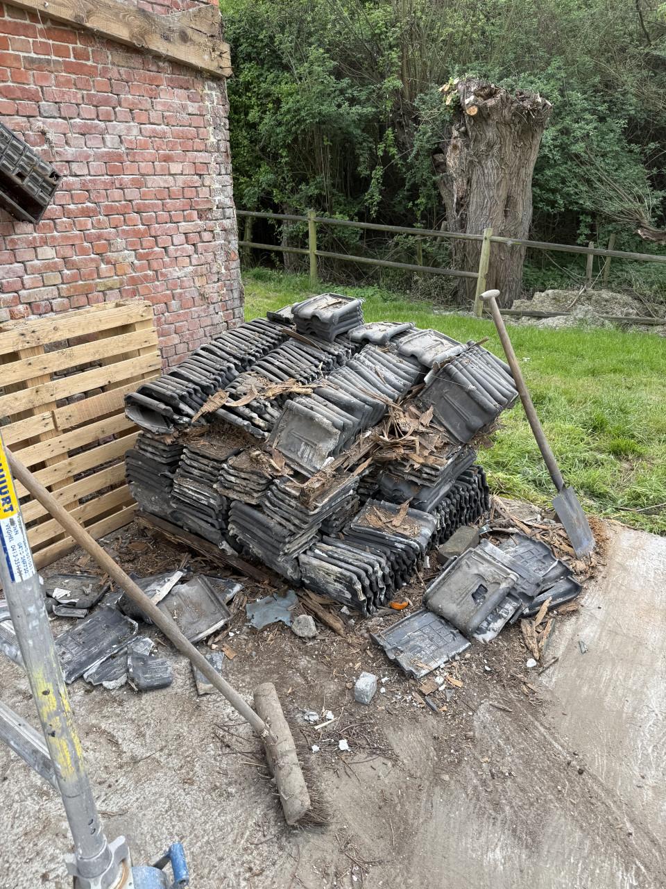 Dakpannen gratis af te halen