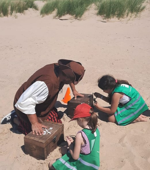 Kinderfeestjes schat zoeken met Zeeroverskapitein Dirkie Duit