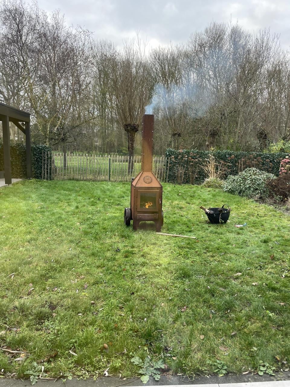 Tuinhaard , Reny Bijuga, cortenstaal