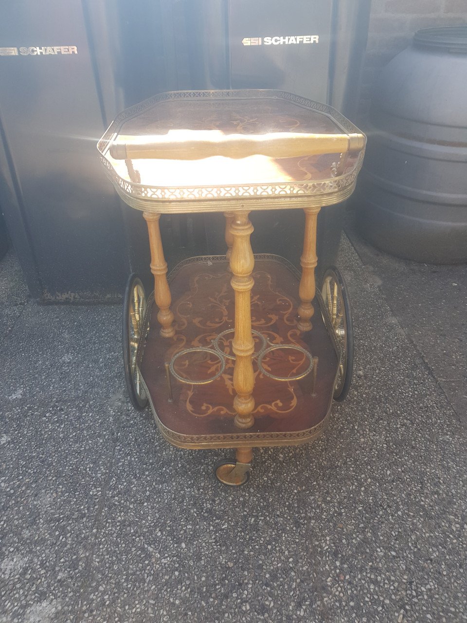 Antieke theewagen