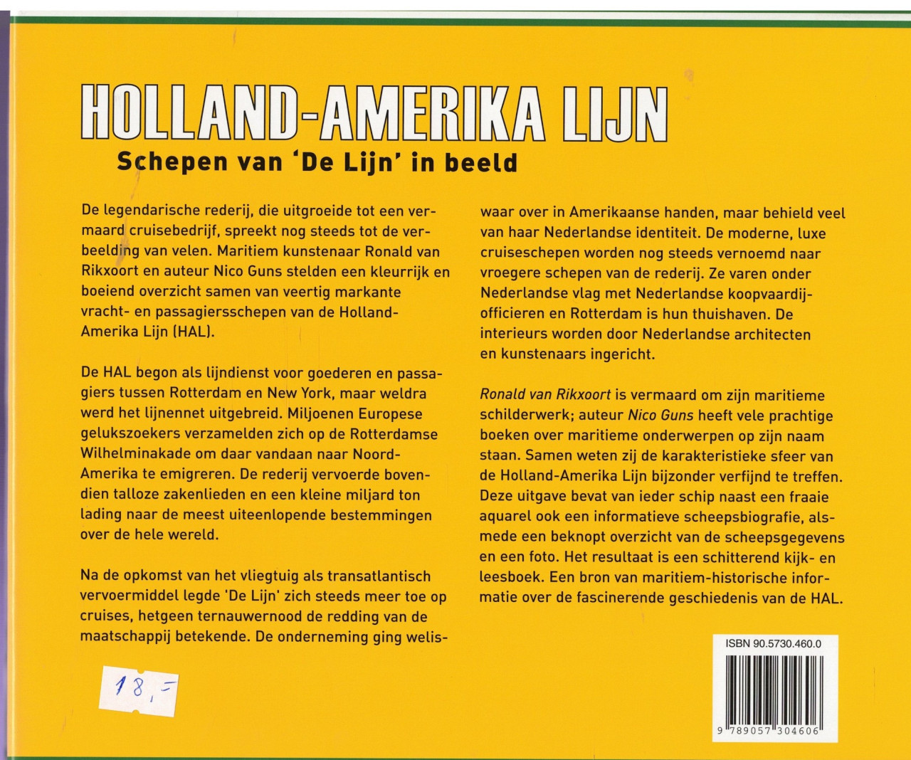 Holland-Amerika lijn. Schepen van de Lijn in beeld