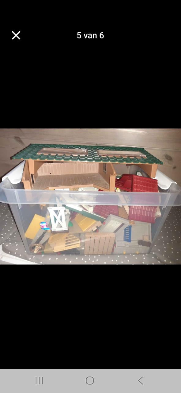Playmobil,  boot, hotel, 2 dozen los, niet compleet!