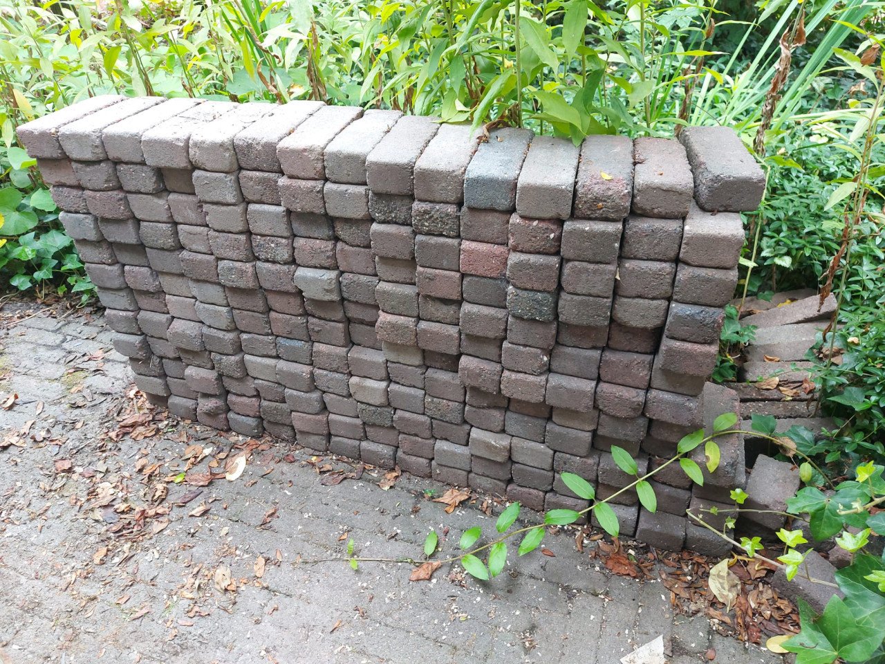 Partij waaltjes (circa 300 stuks, zo’n + 3 m2)