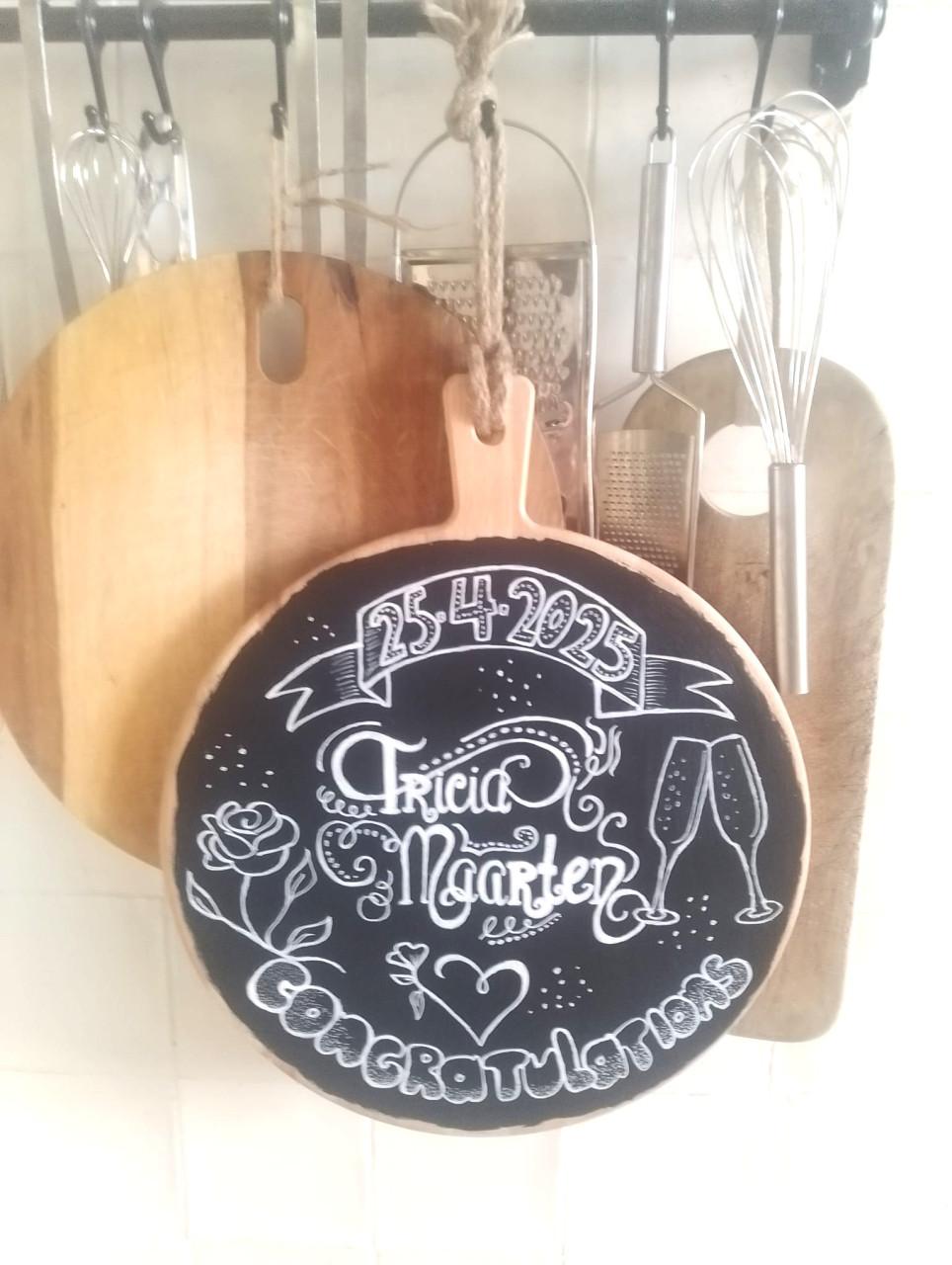 Gepersonaliseerde borrelplank - origineel cadeau