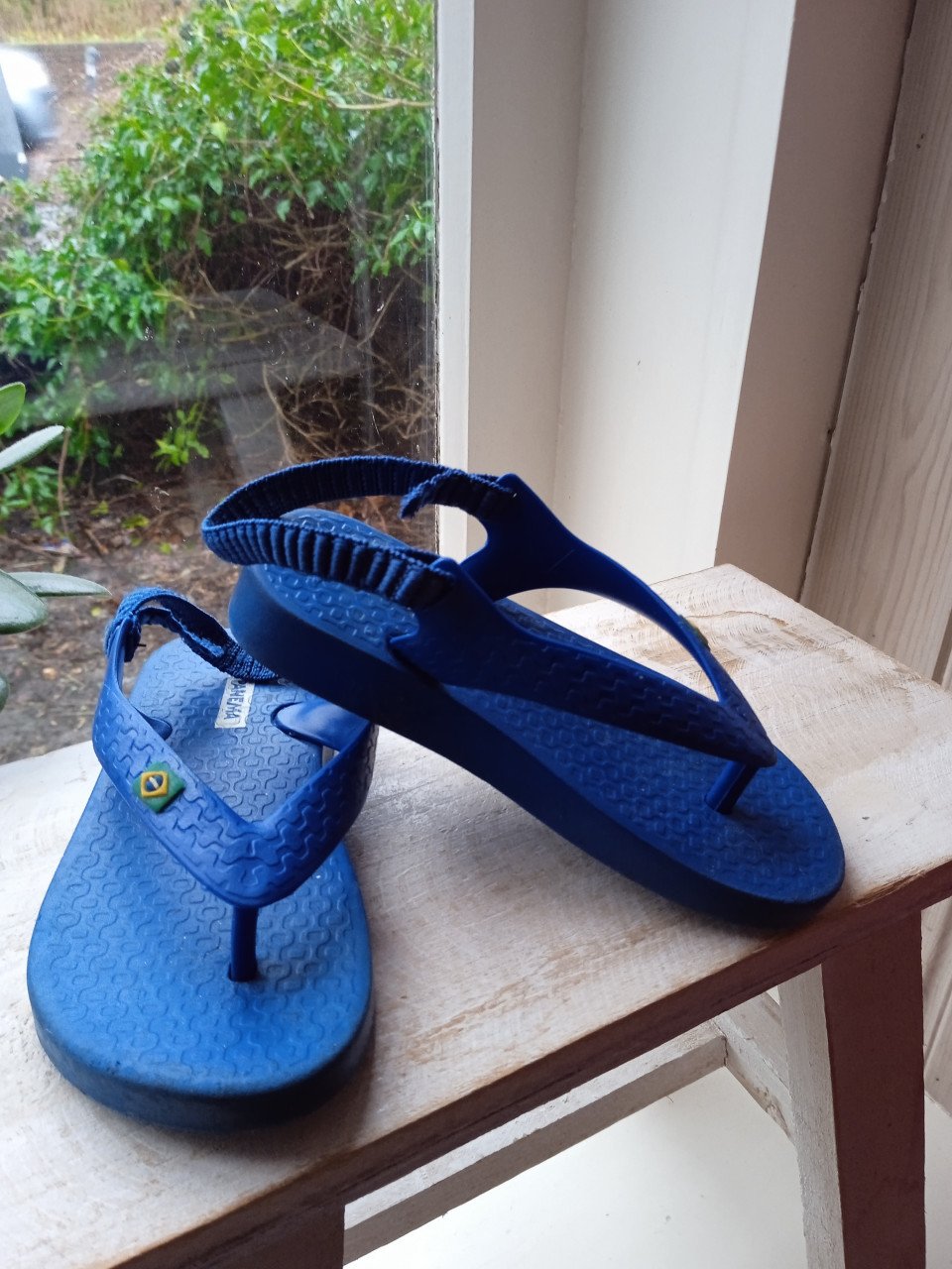 Ipanema slippers blauw ~ slippertjes kind maat 24 (EUR)