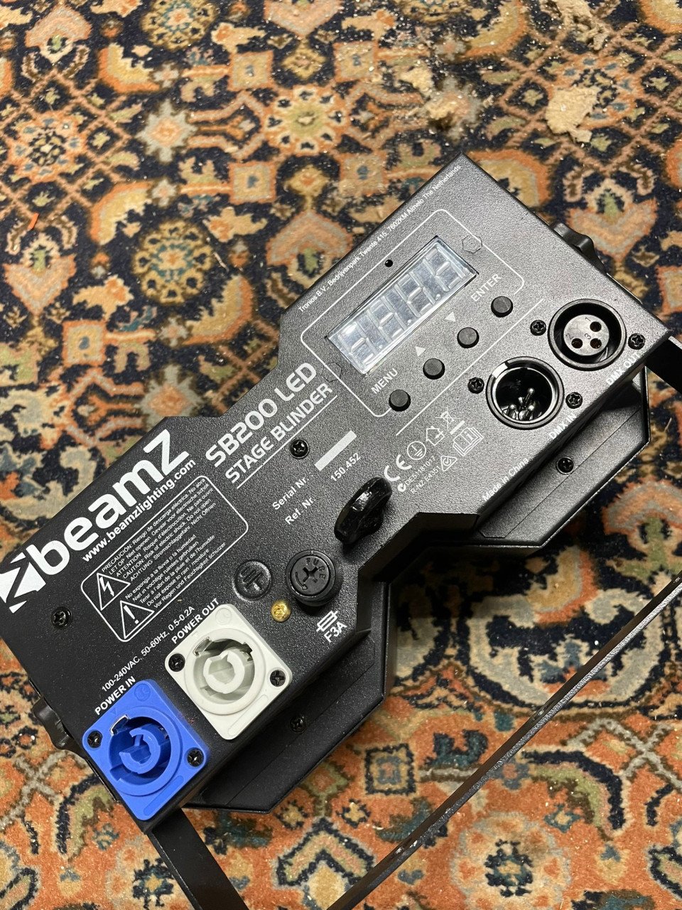 4x Beamz SB200 LED Stageblinder