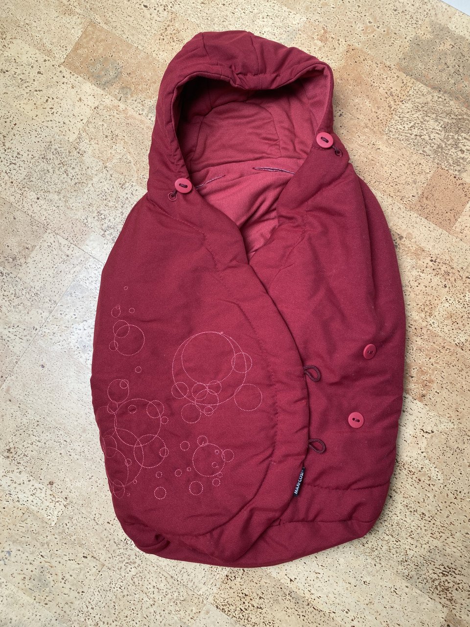Maxi Cosi Pebble met o.a. warme slaapzak
