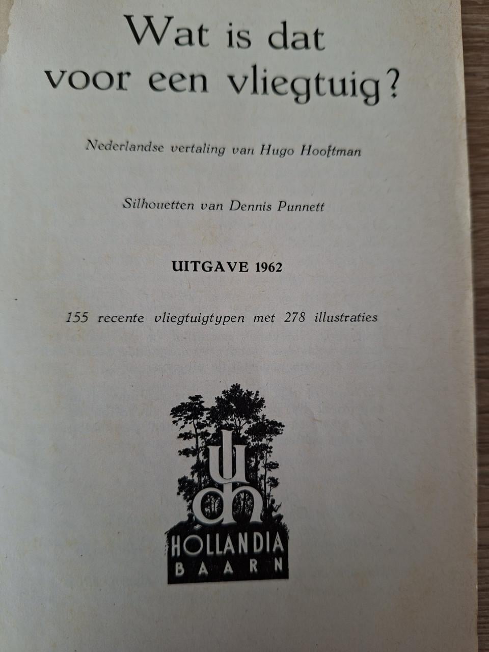 Te koop: boekje. wat zijn dit voor een vliegtuigen uit 1962.