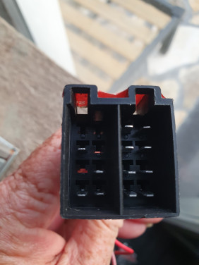 Mooie werkende SuperTech CD-1042 autoradio blauwe verlichting....