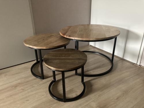 Set van 3 salontafels