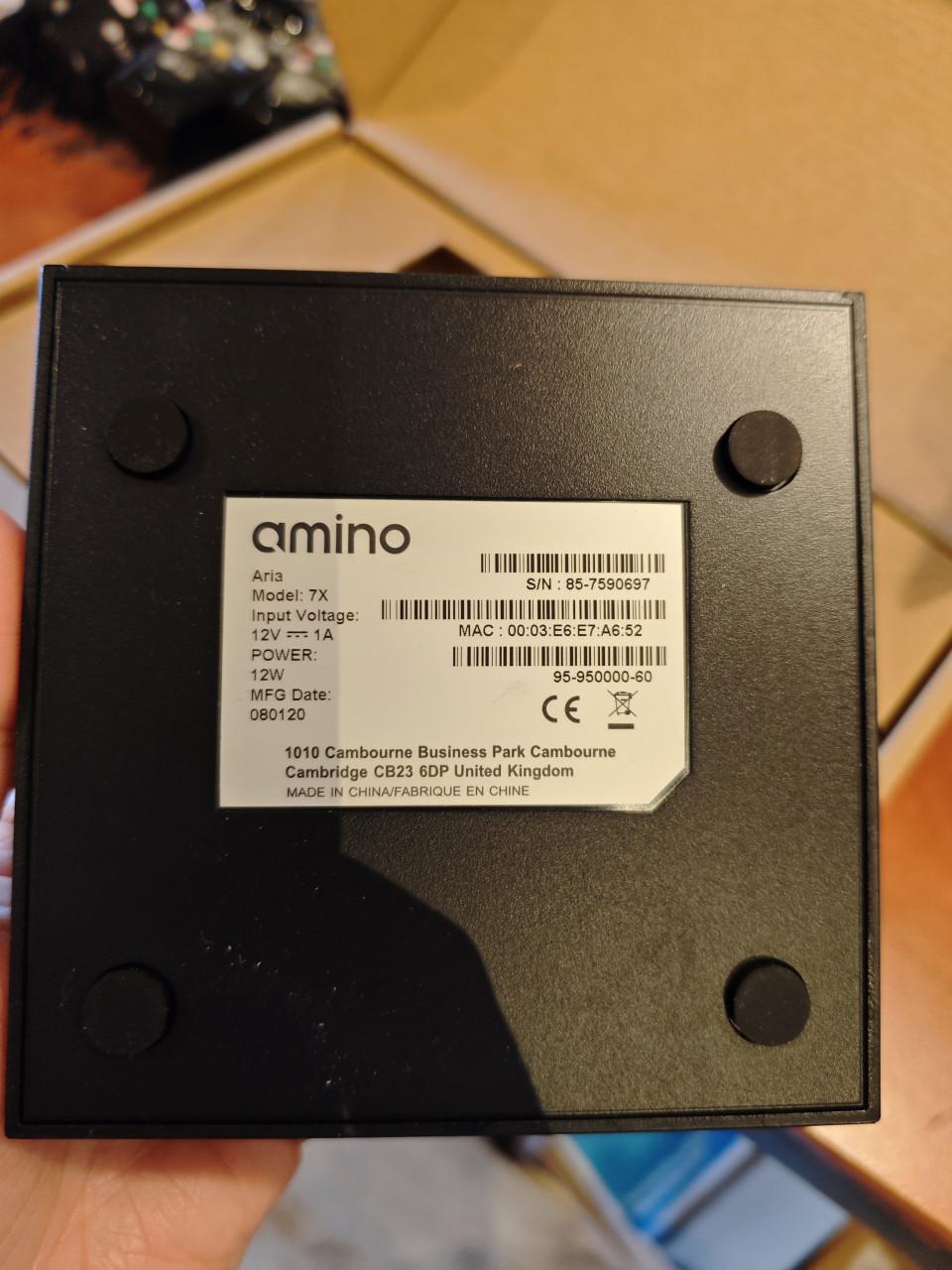 Partij 6x Amino Aria 7X HD TV-Ontvanger (Delta / Caiway)