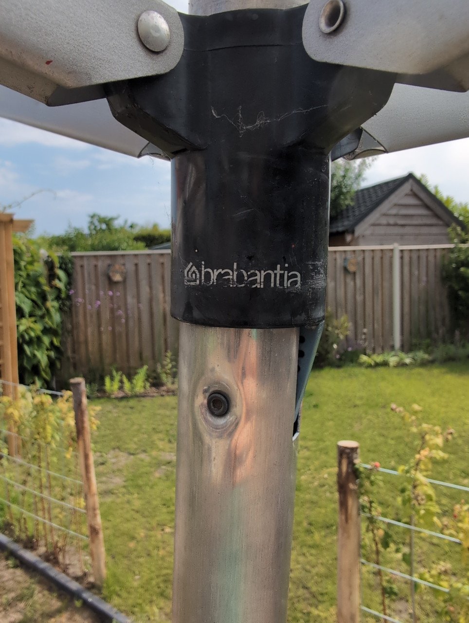 Gratis droogmolen brabantia waspaal met voet grondanker