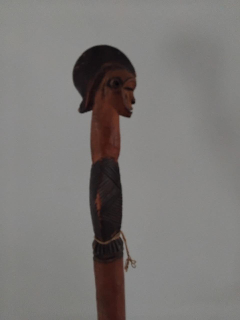 Uniek Antiek Ceremoniële Ethiopische Statusstok