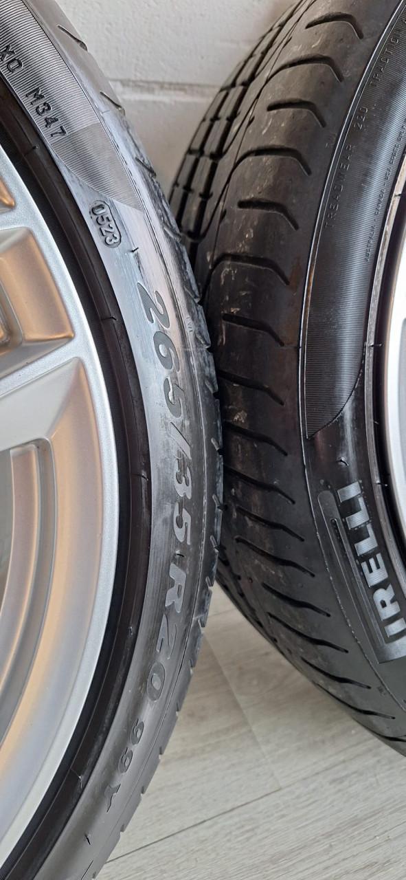 Originele Audi A6 S6 C7 20'' velgen + 7mm banden 4G9601025N