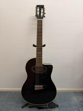 Elektrisch akoestische klassieke gitaar EKO NXT-N100CWE Black