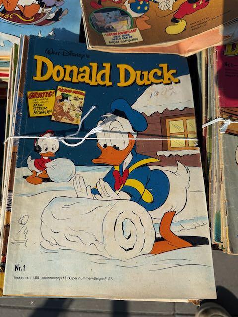 Donald Ducks verschillende jaren variërend ’67 tot ’86