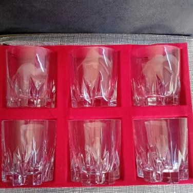 Crystal D'arques whiskey glazen