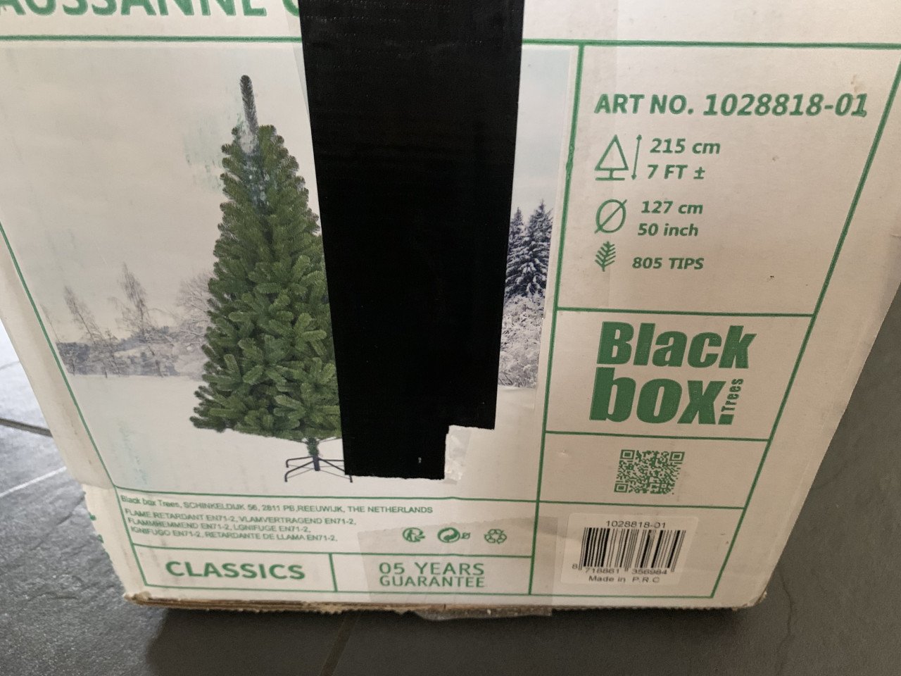 Kerstboom 2.15 cm