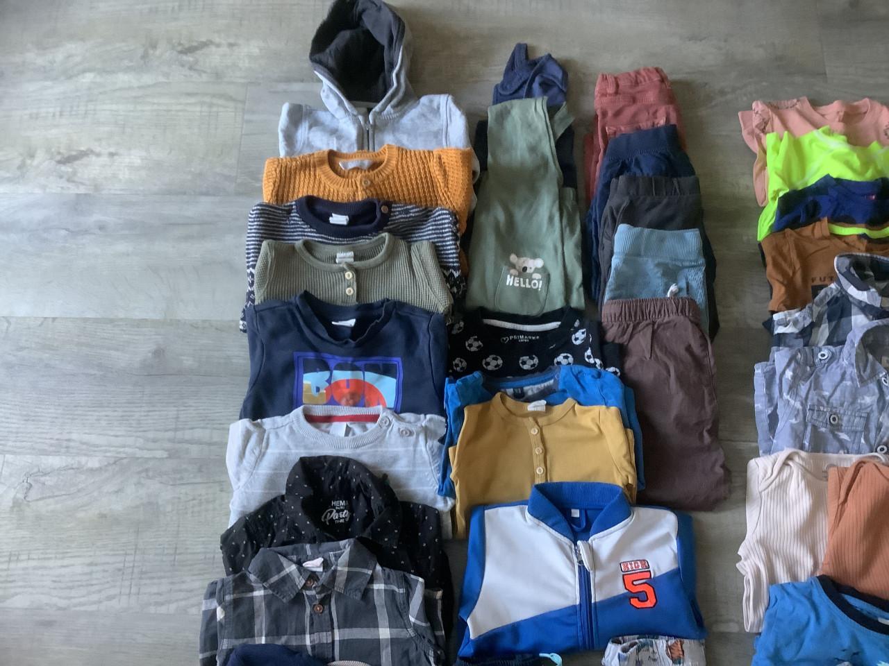 Ophalen € 30,-  Kledingpakket 81 stuks, Jongens - maat 86/92 - zie foto’s