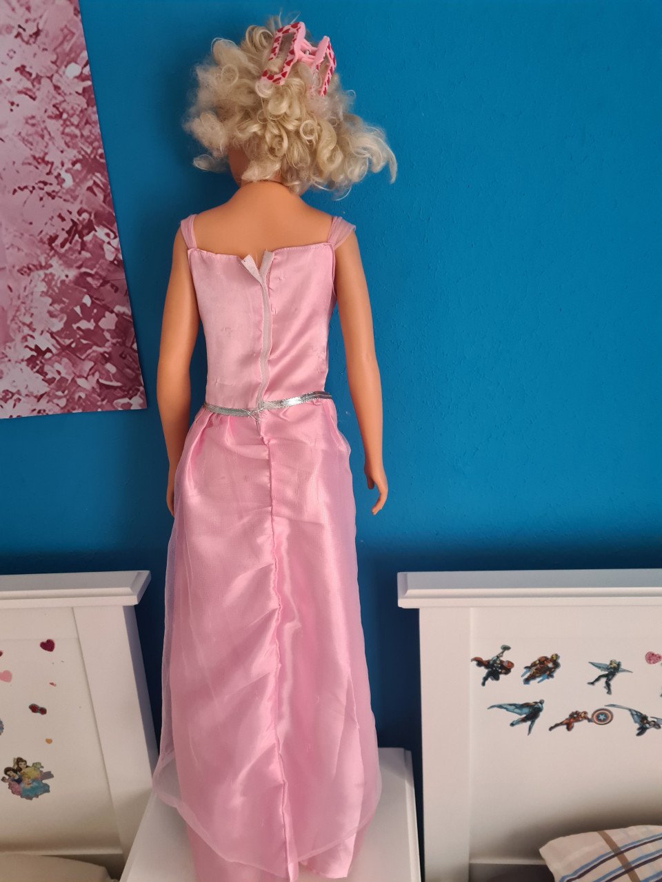 Prinses pop Rosa - 105 cm
