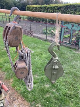 Houten katrollen