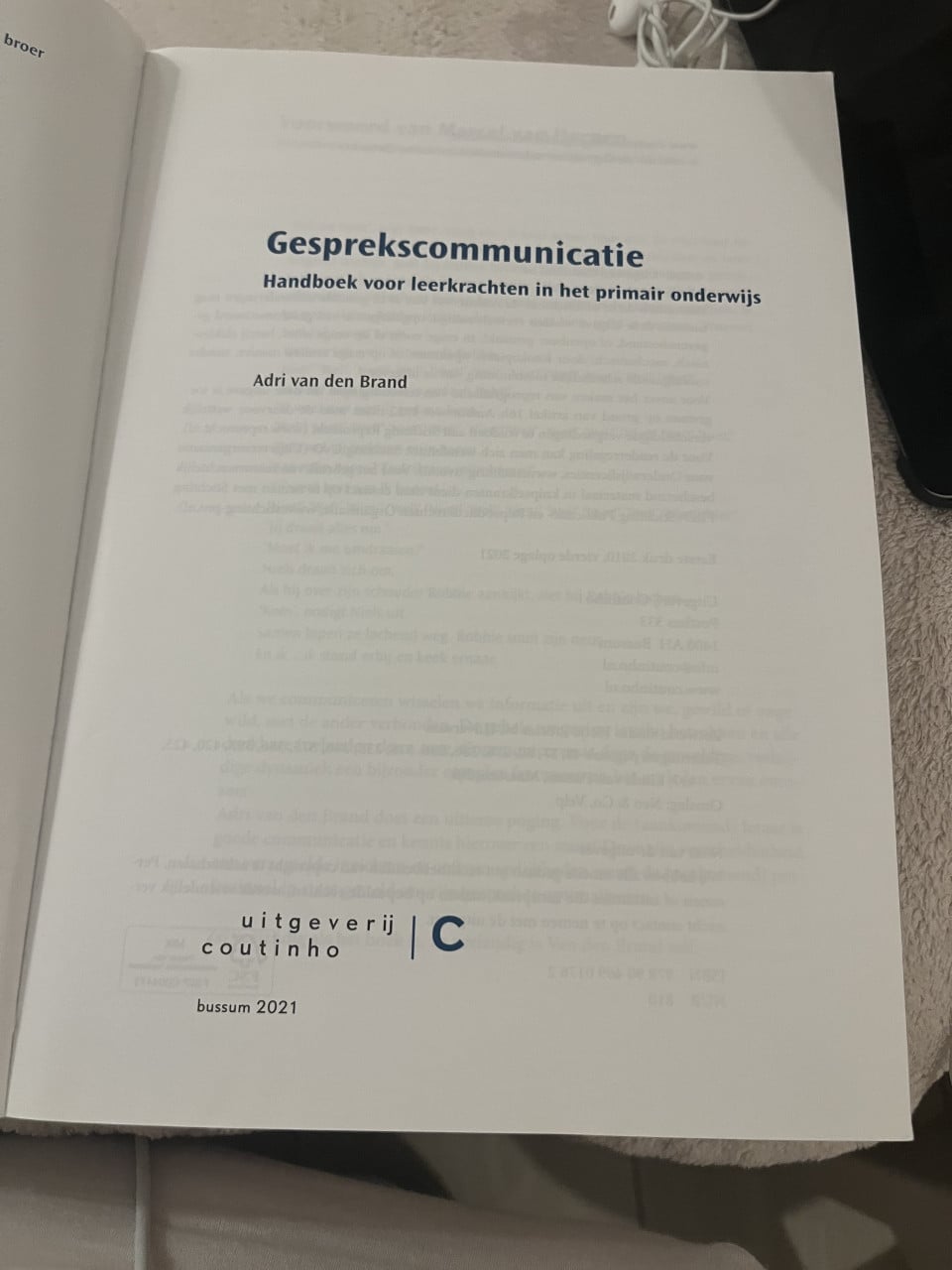 Gesprekscommunicatie Handboek voor leerkrachten in het primair onderwijs