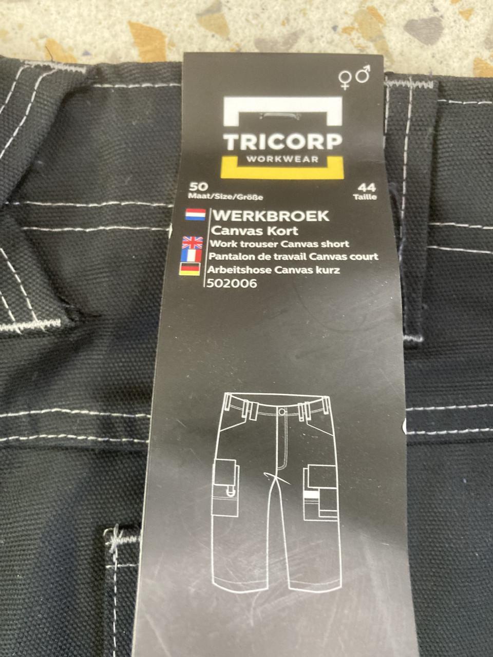 TRICORP werkbroek kort maat 50 taille 44