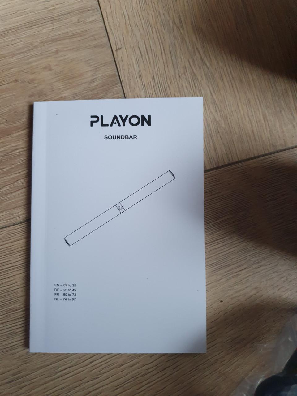 PlayOn soundbar nieuw | TV speaker Bluetooth | zwart